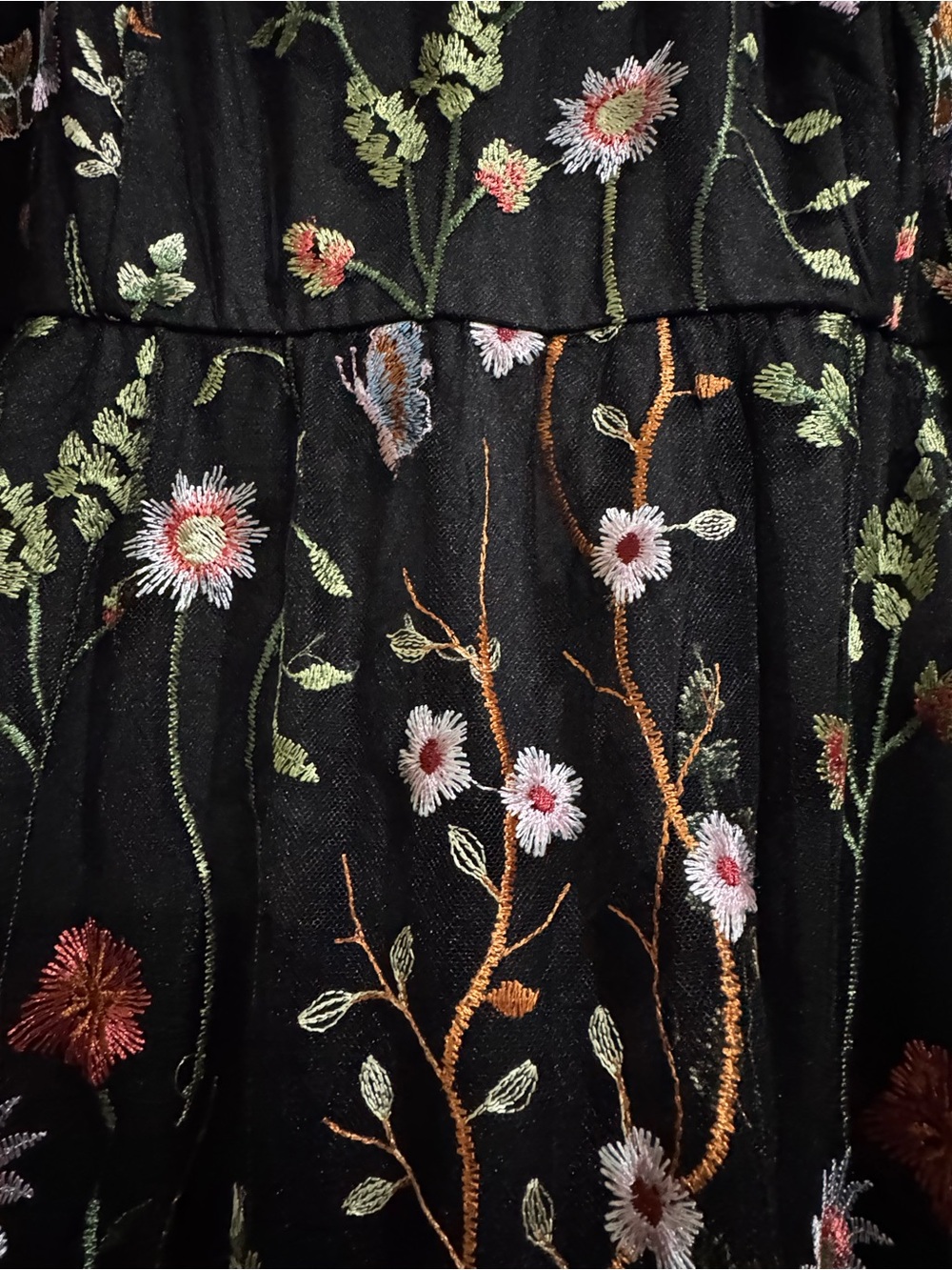 torrid Black Floral Embroidered Maxi Dress - Picture 2 of 4
